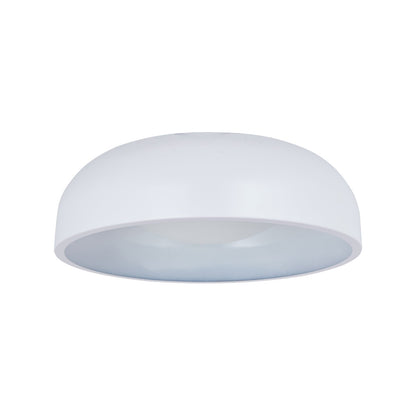 Lynx LED Flush Mount Ceiling Light in Matte White (13-Inch).