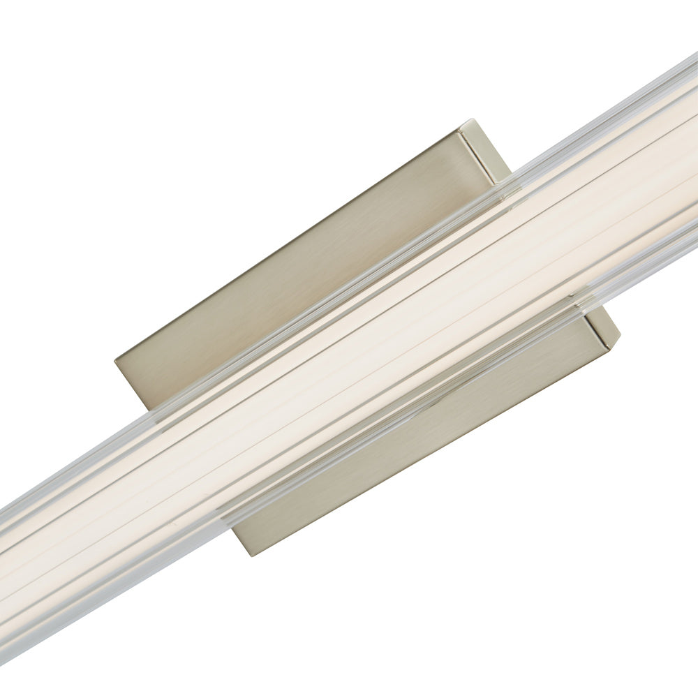 Macie Fluted LED Bath Vanity Light in Detail.