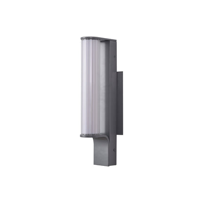 Macie Outdoor LED Wall Light in Silica (16-Inch).