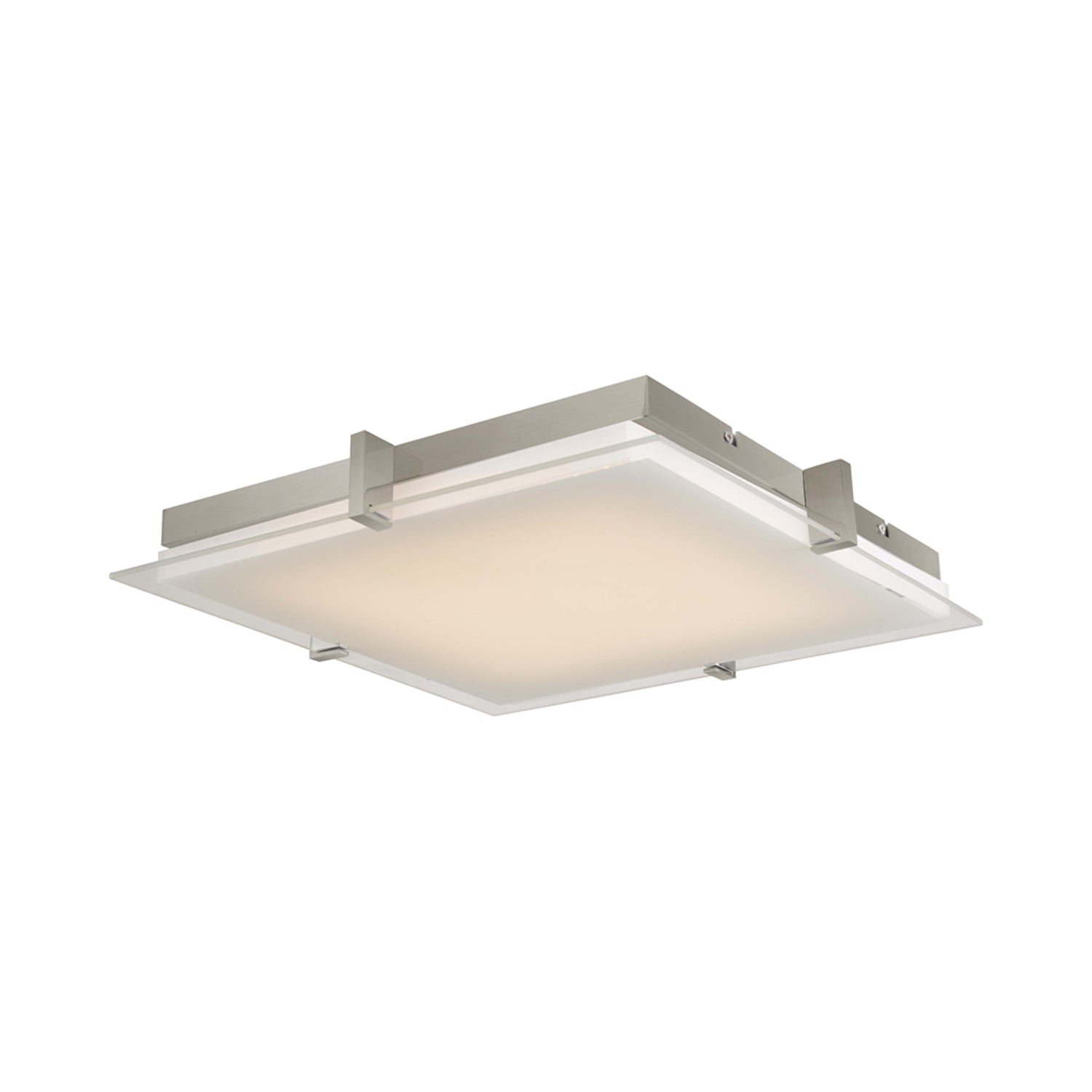 Matrix Square LED Flush Mount Ceiling Light in Detail.