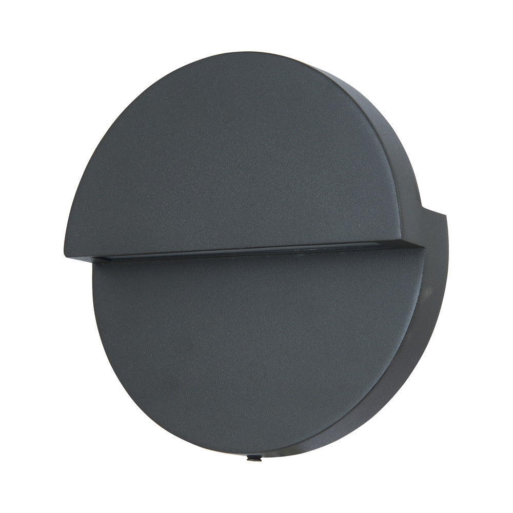 Mona Lisa Round Outdoor LED Wall Light in Detail.