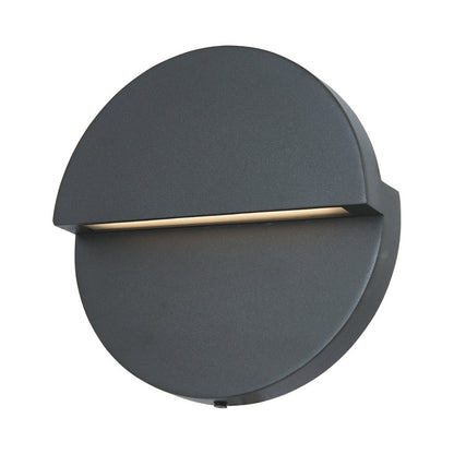 Mona Lisa Round Outdoor LED Wall Light in Detail.