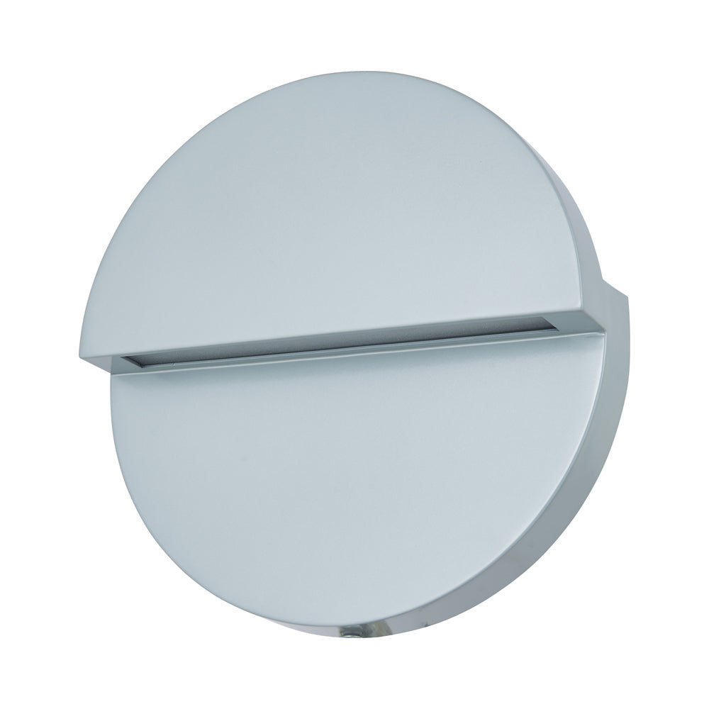 Mona Lisa Round Outdoor LED Wall Light in Detail.