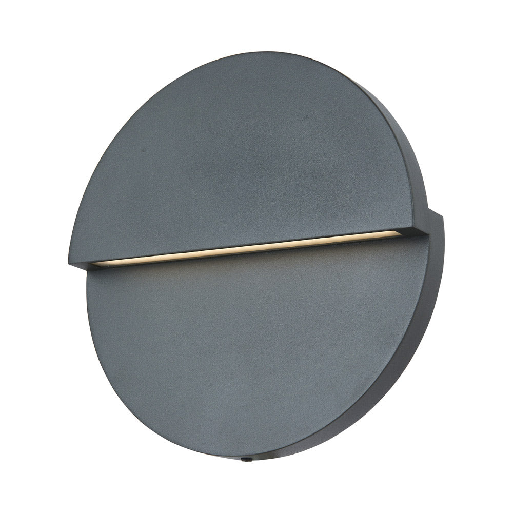 Mona Lisa Round Outdoor LED Wall Light in Detail.