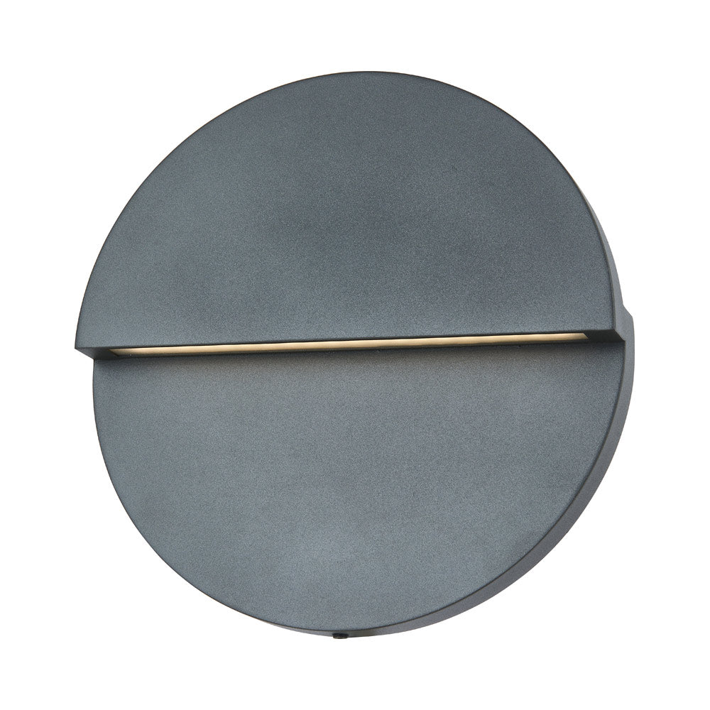 Mona Lisa Round Outdoor LED Wall Light in Detail.