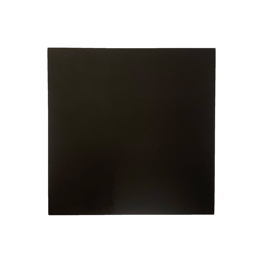 Mona Lisa Square Outdoor LED Wall Light in Matte Black (8-Inch).