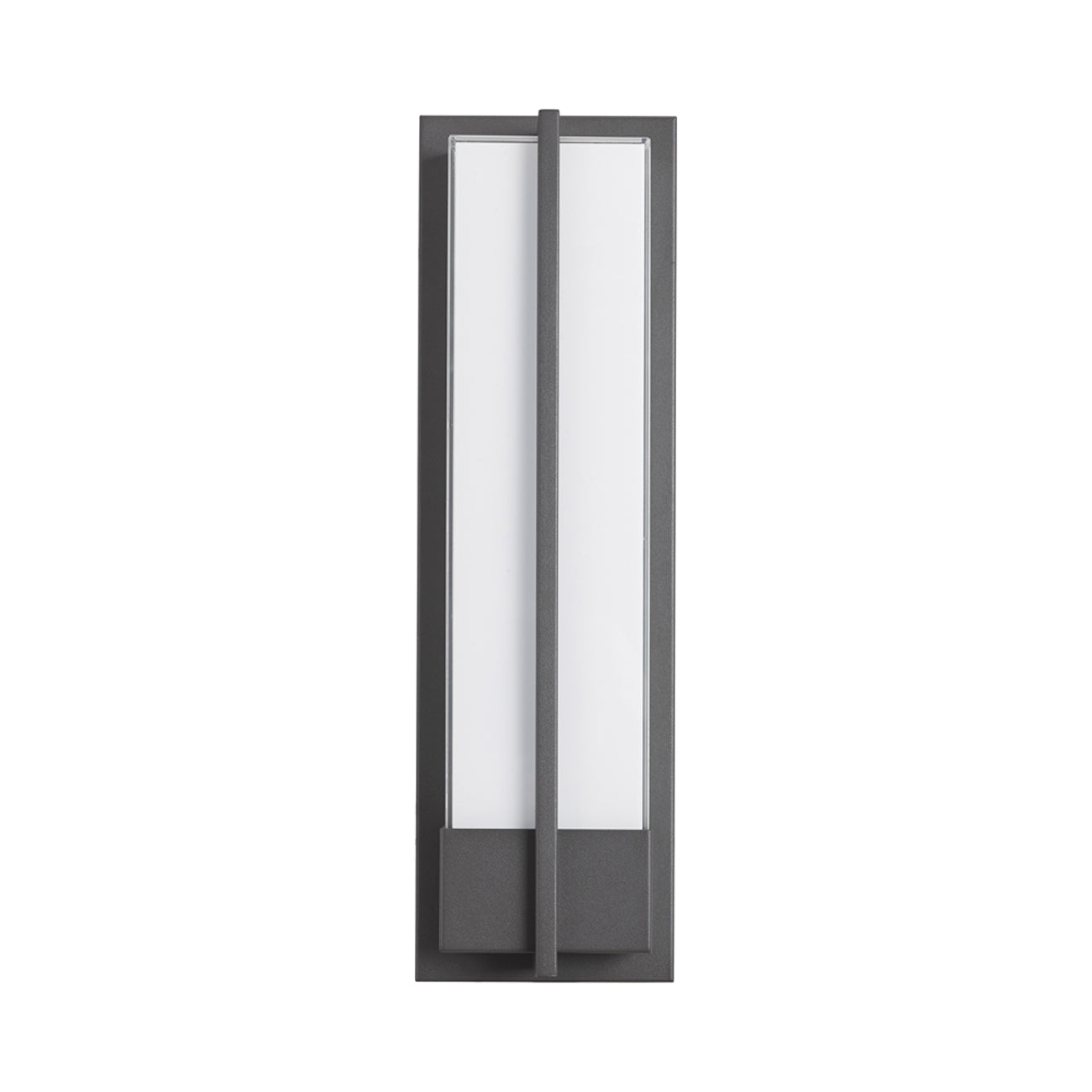 Neutron Outdoor LED Wall Light in Matte Black (20-Inch).