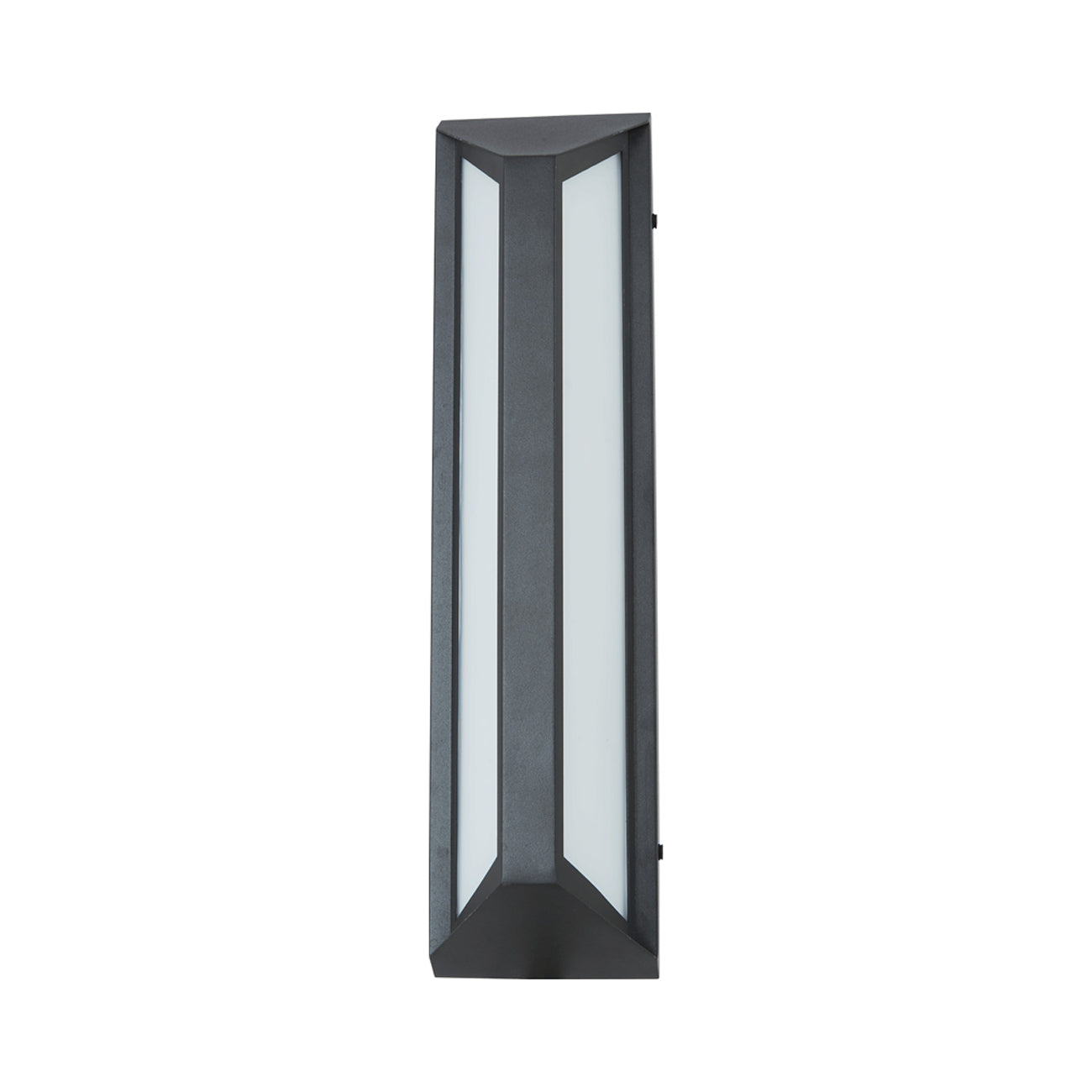 Newport Outdoor LED Wall Light in Matte Black (18-Inch).