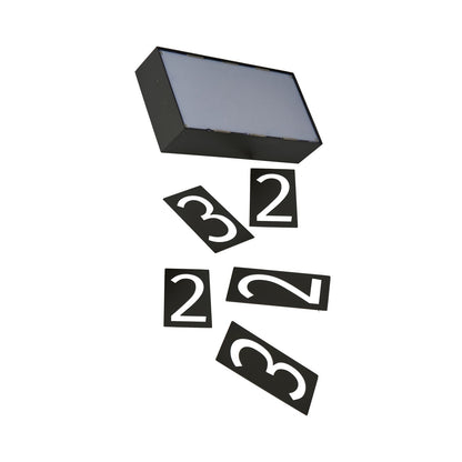 Numero Outdoor LED Wall Light in Detail.