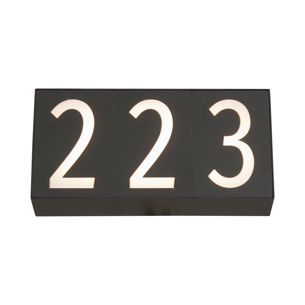 Numero Outdoor LED Wall Light in Detail.