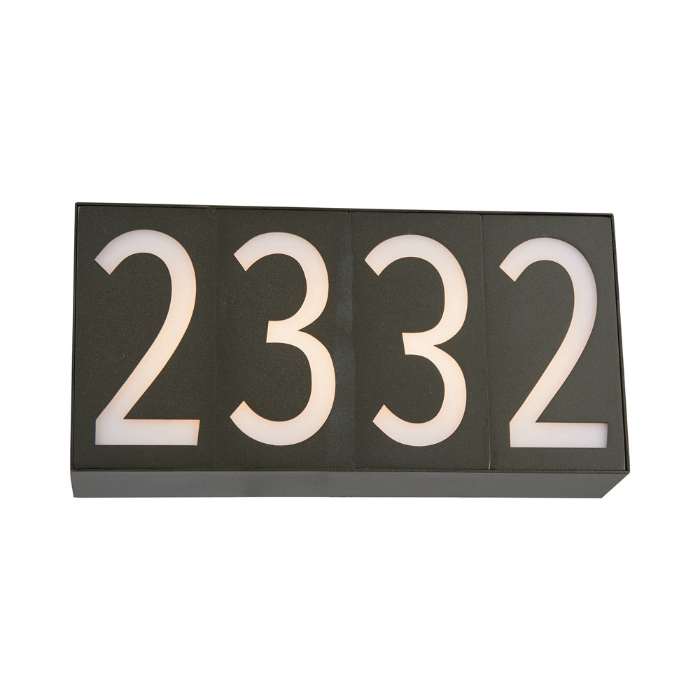 Numero Outdoor LED Wall Light in Detail.