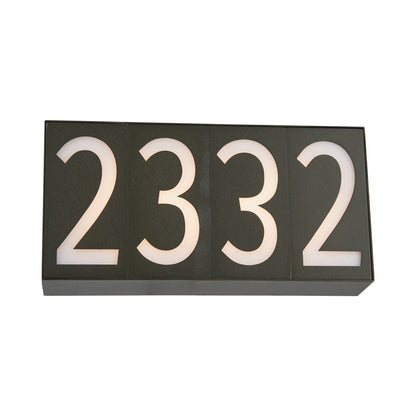 Numero Outdoor LED Wall Light in Detail.