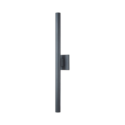 Obelisk Outdoor LED Wall Light in Matte Black (30-Inch).