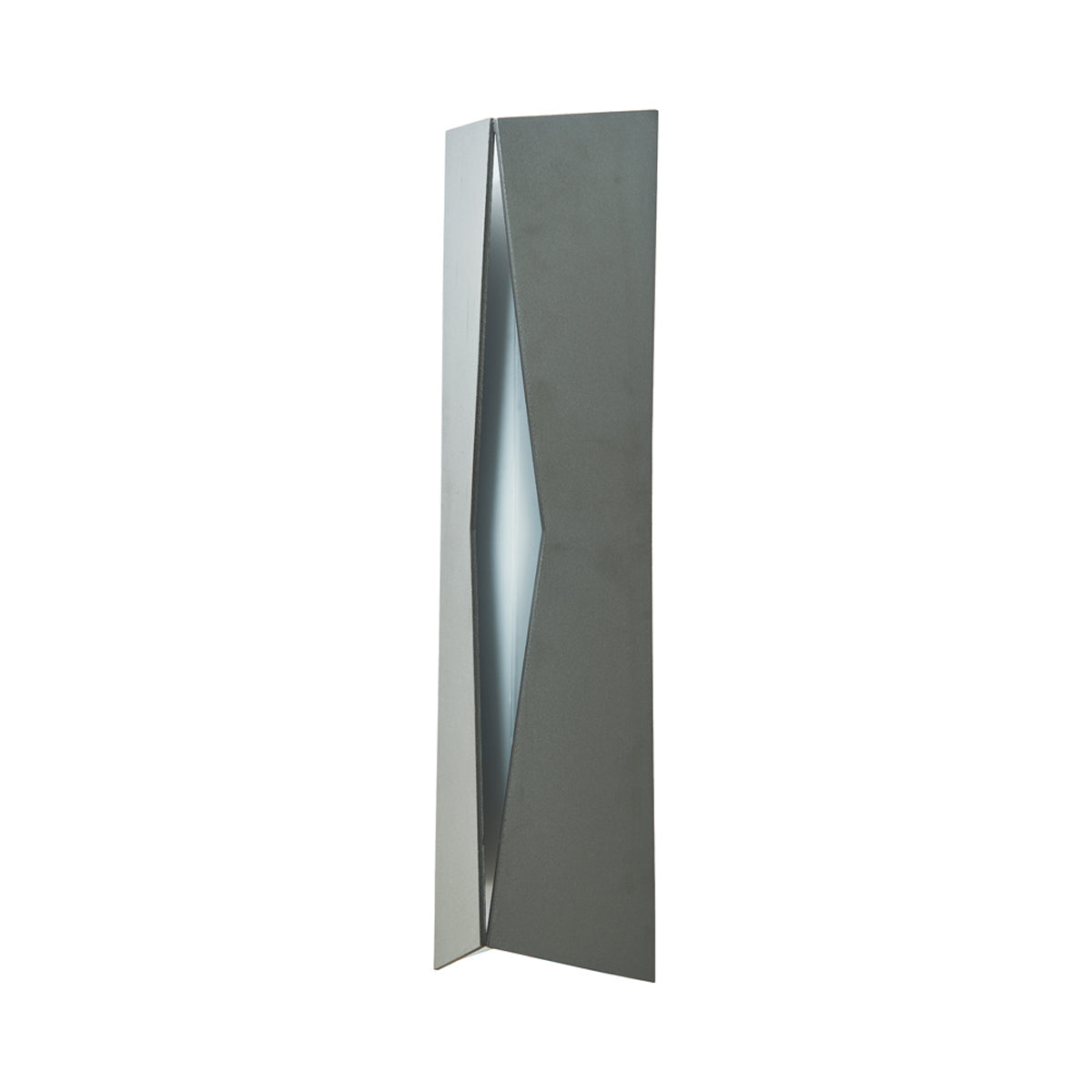 Omega Outdoor LED Wall Light in Anodized Aluminum.