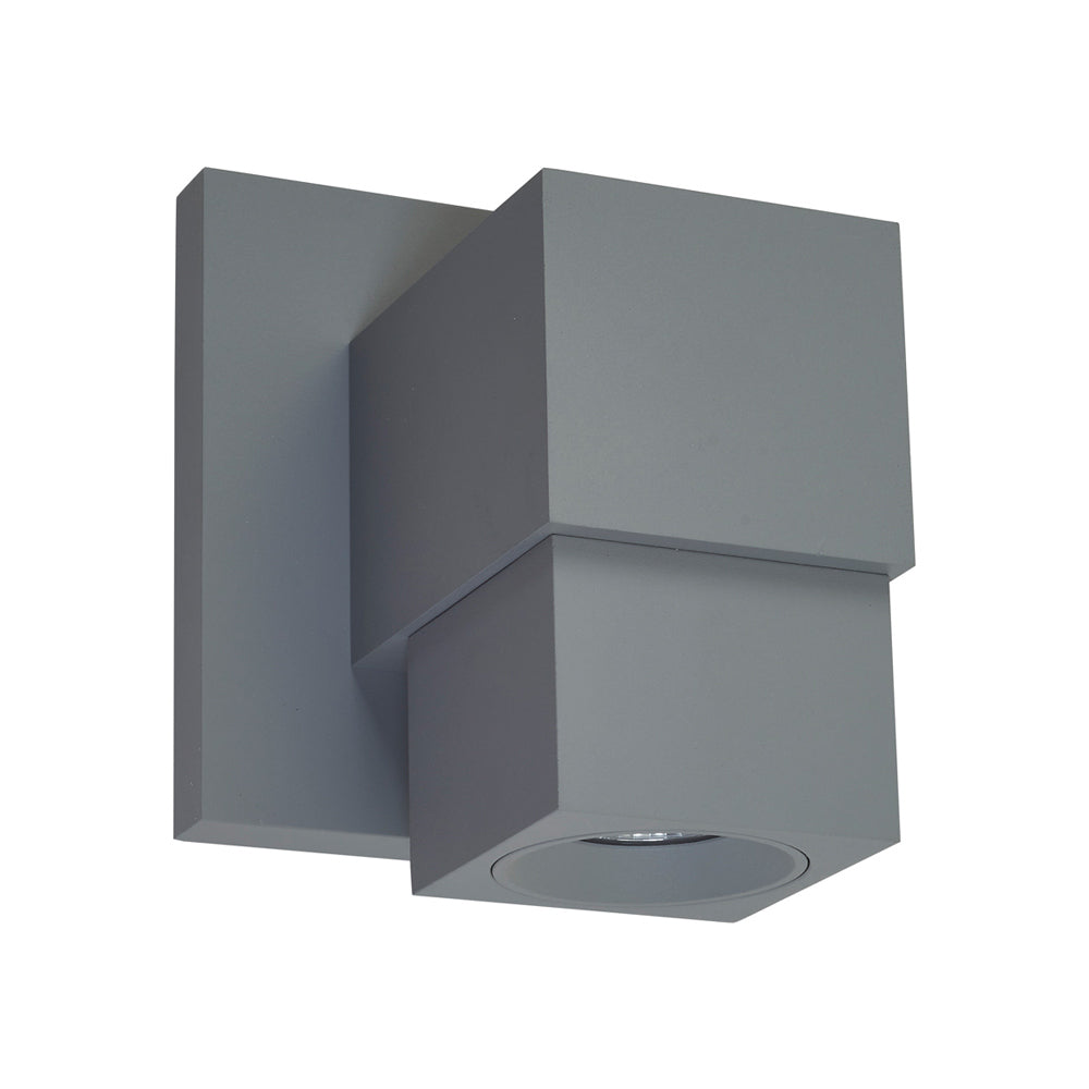 Optics Outdoor LED Wall Light in Silica (4-Inch).