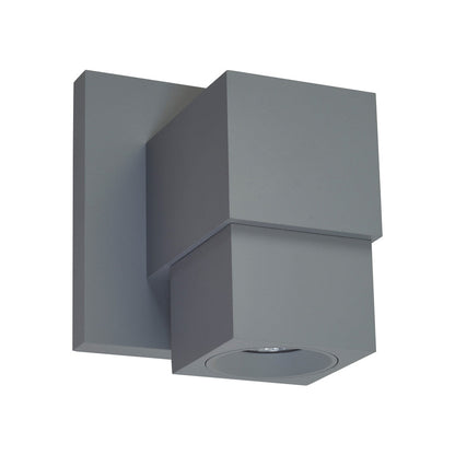Optics Outdoor LED Wall Light in Silica (4-Inch).