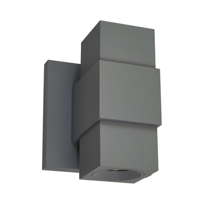 Optics Outdoor LED Wall Light in Silica (5.91-Inch).