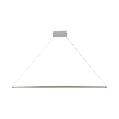 Orb Linear LED Pendant Light in Chrome.