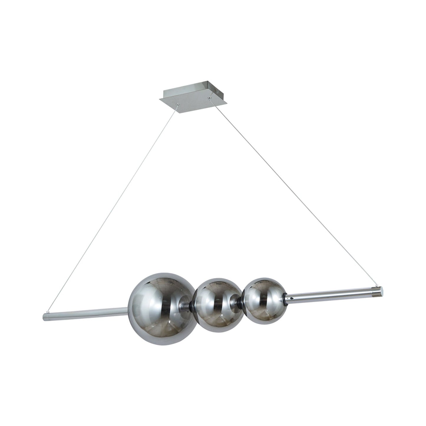 Orb Rectangle Linear LED Pendant Light.