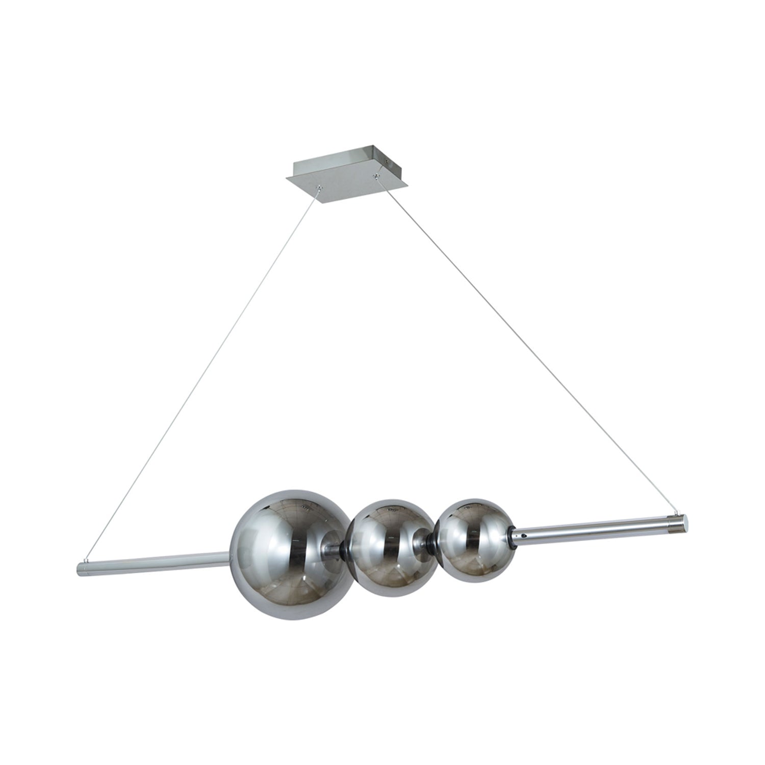 Orb Rectangle Linear LED Pendant Light.