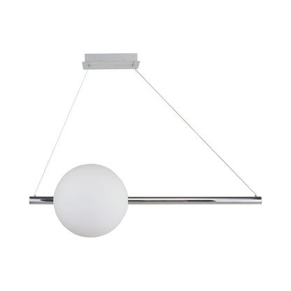 Orb Rectangle Linear LED Pendant Light in Detail.