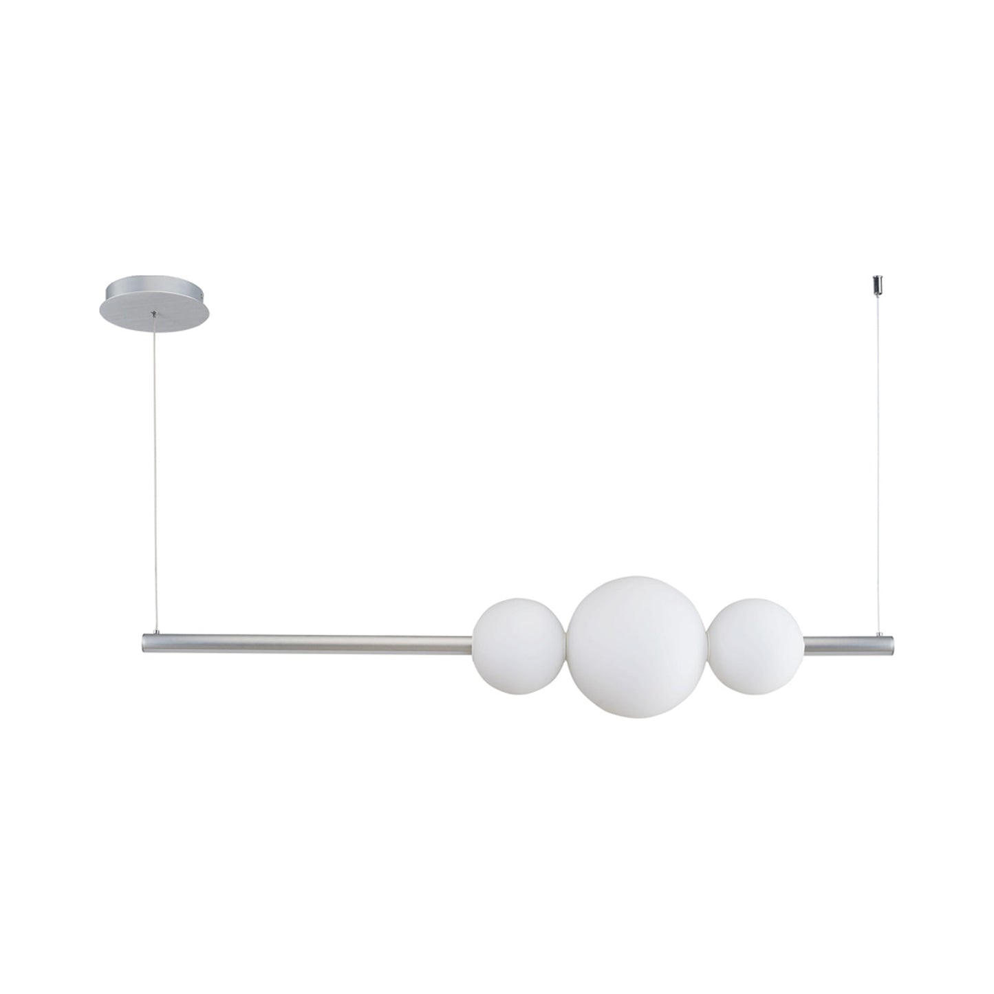 Orb Round Linear LED Pendant Light.
