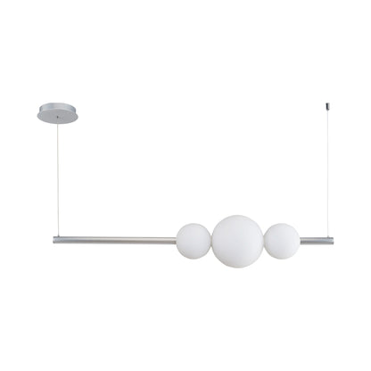 Orb Round Linear LED Pendant Light.