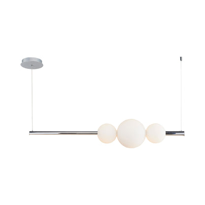 Orb Round Linear LED Pendant Light in Detail.