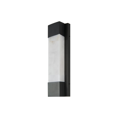Osiris Outdoor LED Wall Light in Matte Black (16-Inch).