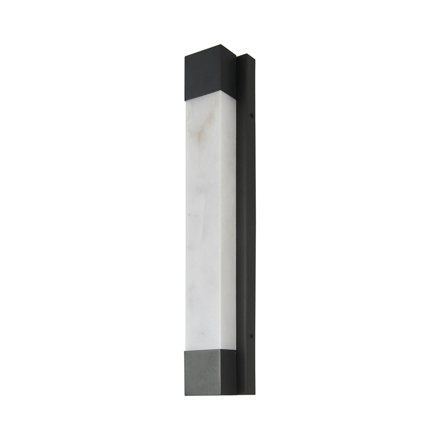 Osiris Outdoor LED Wall Light in Matte Black (24-Inch).