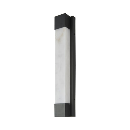 Osiris Outdoor LED Wall Light in Matte Black (24-Inch).