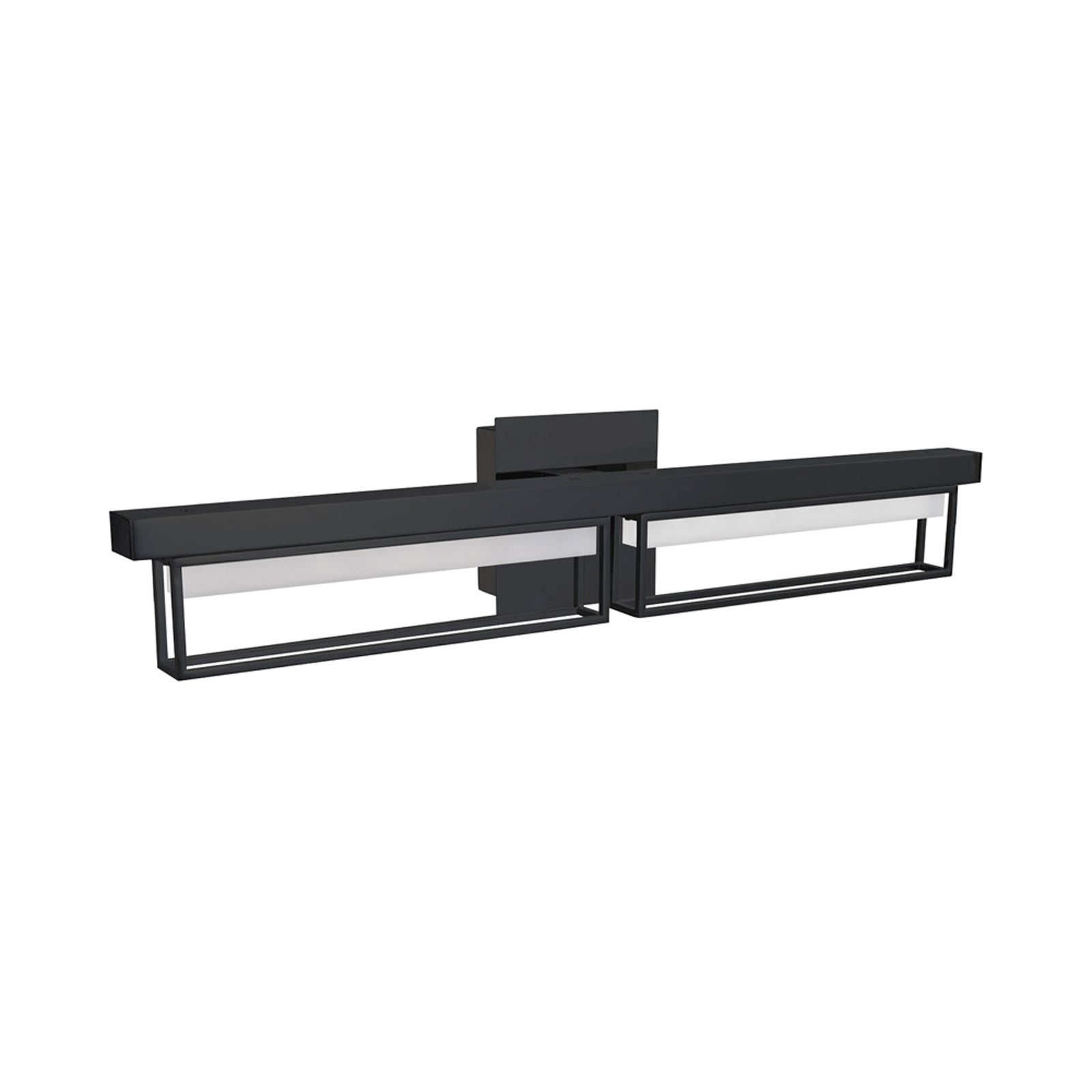 Pane LED Bath Vanity Light in Detail.