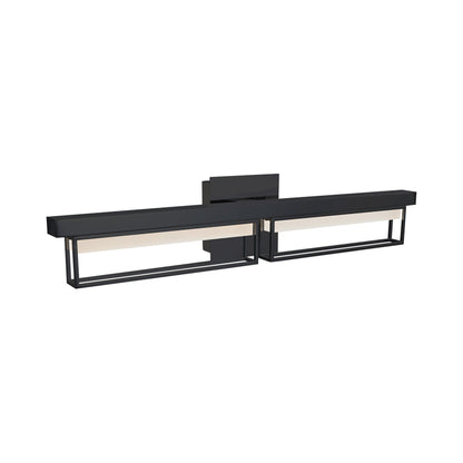 Pane LED Bath Vanity Light in Detail.