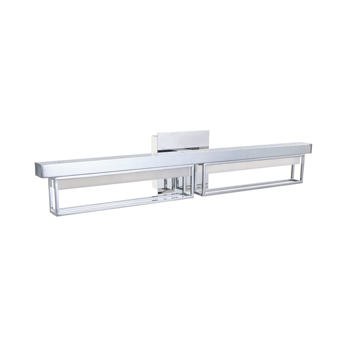 Pane LED Bath Vanity Light in Detail.