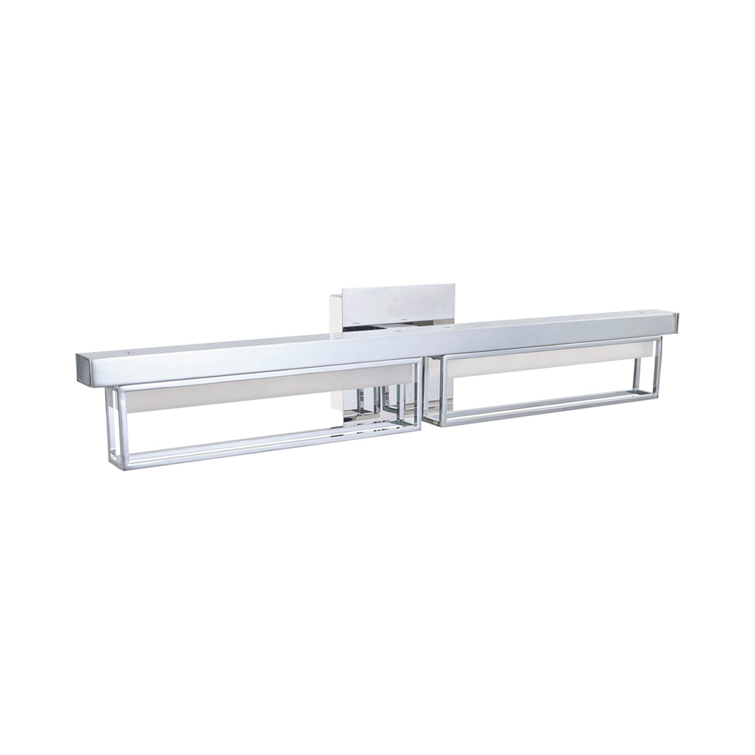 Pane LED Bath Vanity Light in Detail.