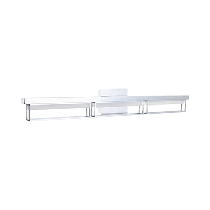Pane LED Bath Vanity Light in Detail.