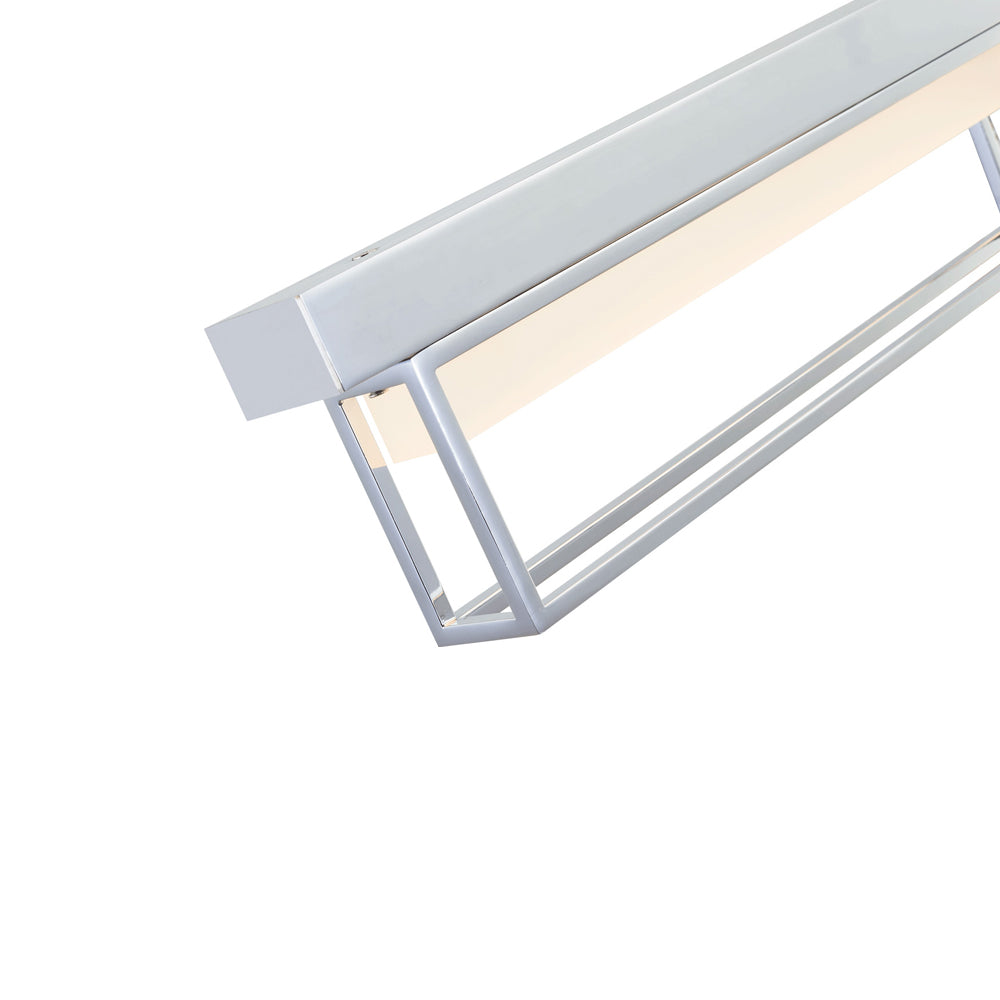 Pane LED Bath Vanity Light in Detail.
