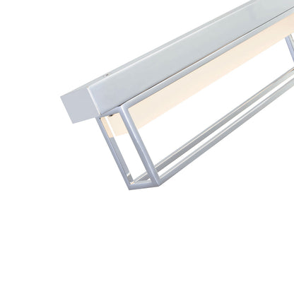 Pane LED Bath Vanity Light in Detail.
