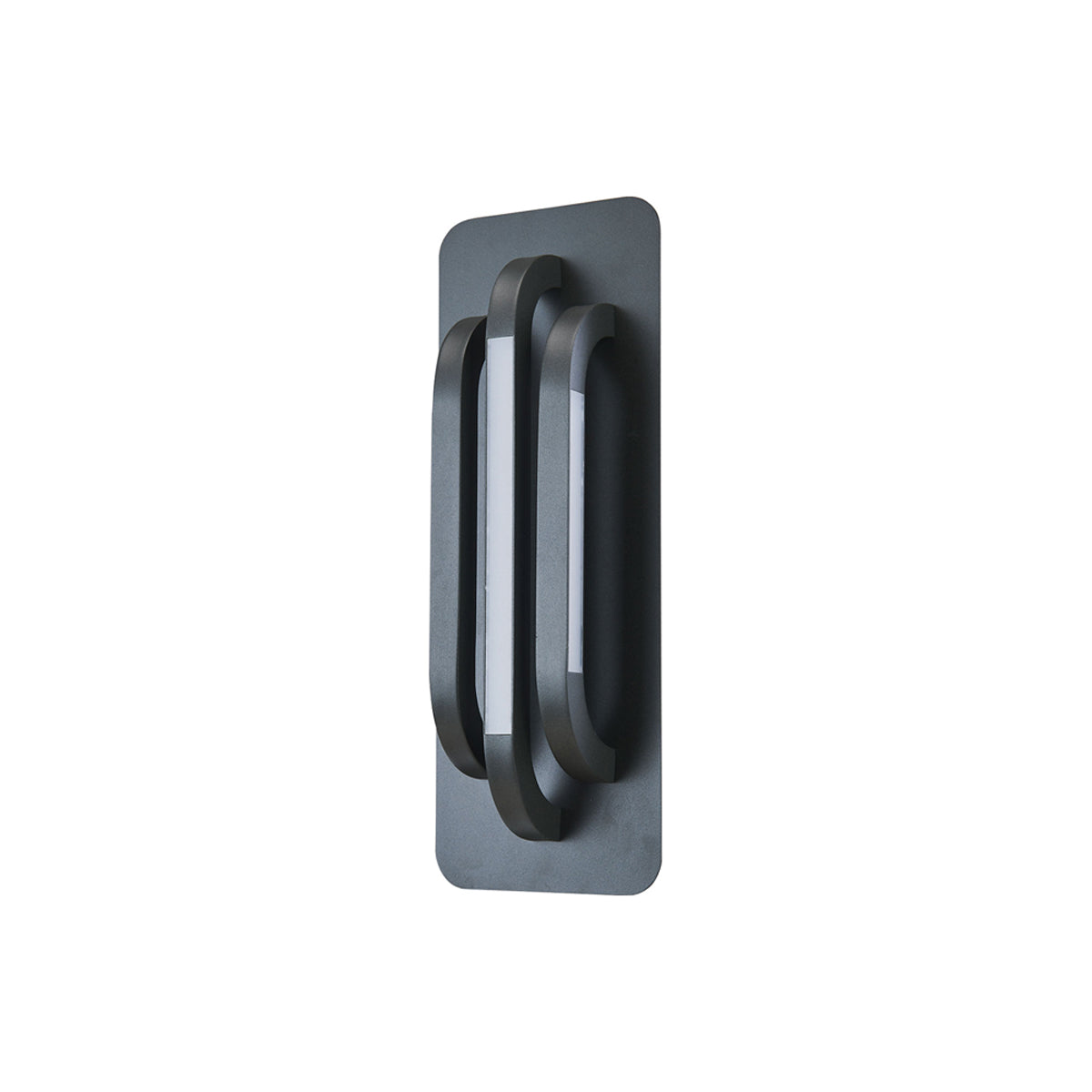 Paton Outdoor LED Wall Light in Matte Black (16-Inch).