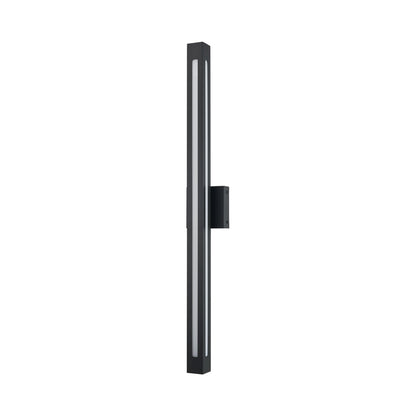 Prism Outdoor LED Wall Light in Matte Black (36-Inch).