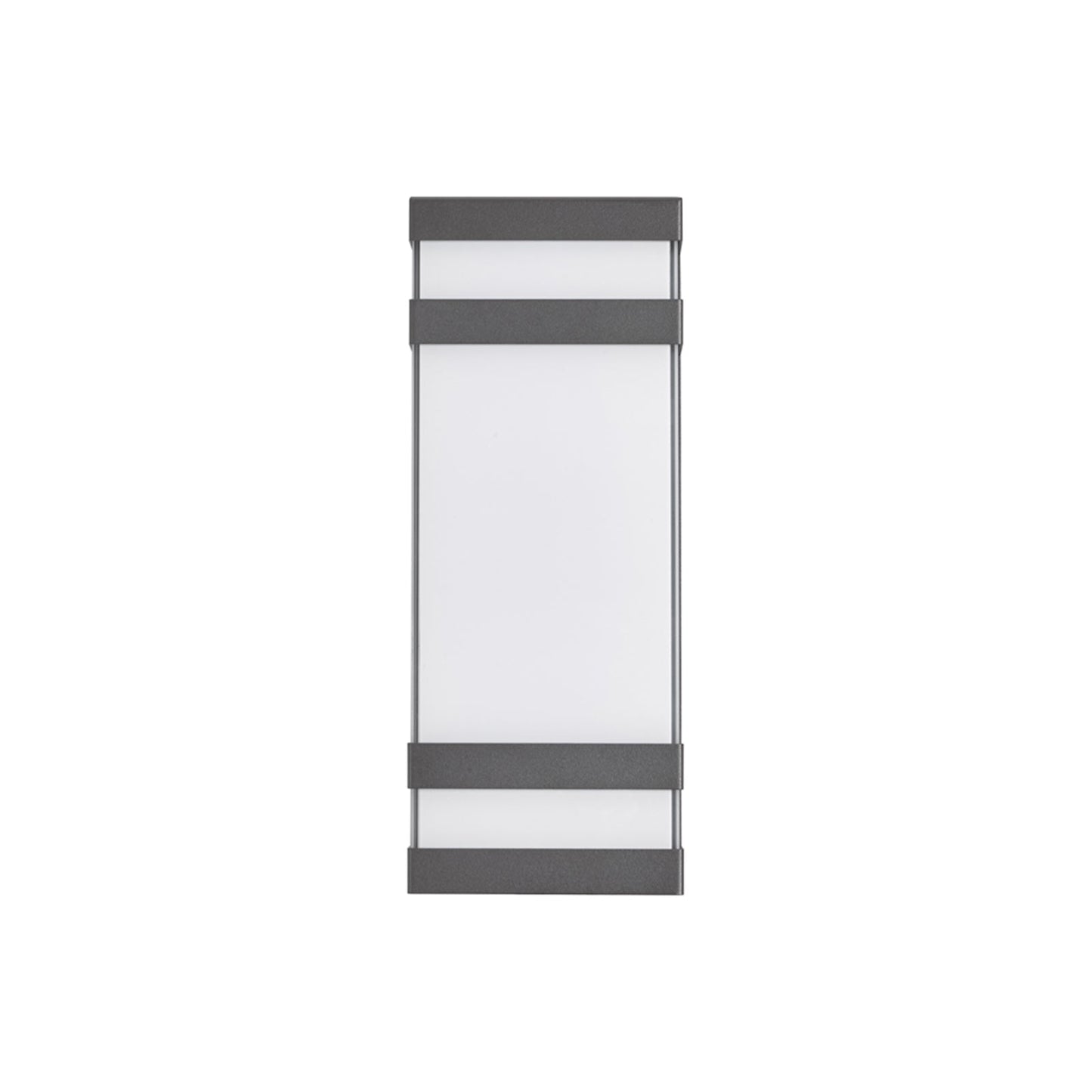 Proton Outdoor LED Wall Light in Matte Black (14-Inch).