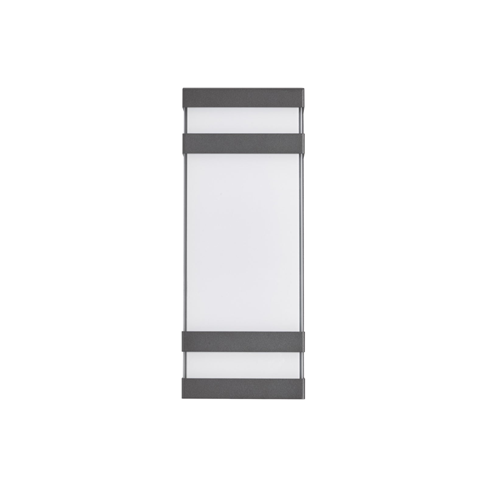 Proton Outdoor LED Wall Light in Matte Black (14-Inch).