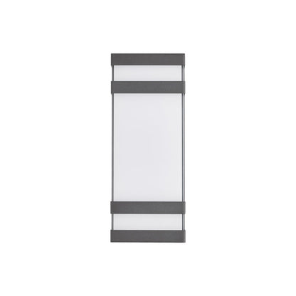 Proton Outdoor LED Wall Light in Matte Black (14-Inch).