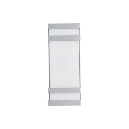 Proton Outdoor LED Wall Light in Silica (14-Inch).