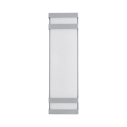 Proton Outdoor LED Wall Light in Silica (18.7-Inch).
