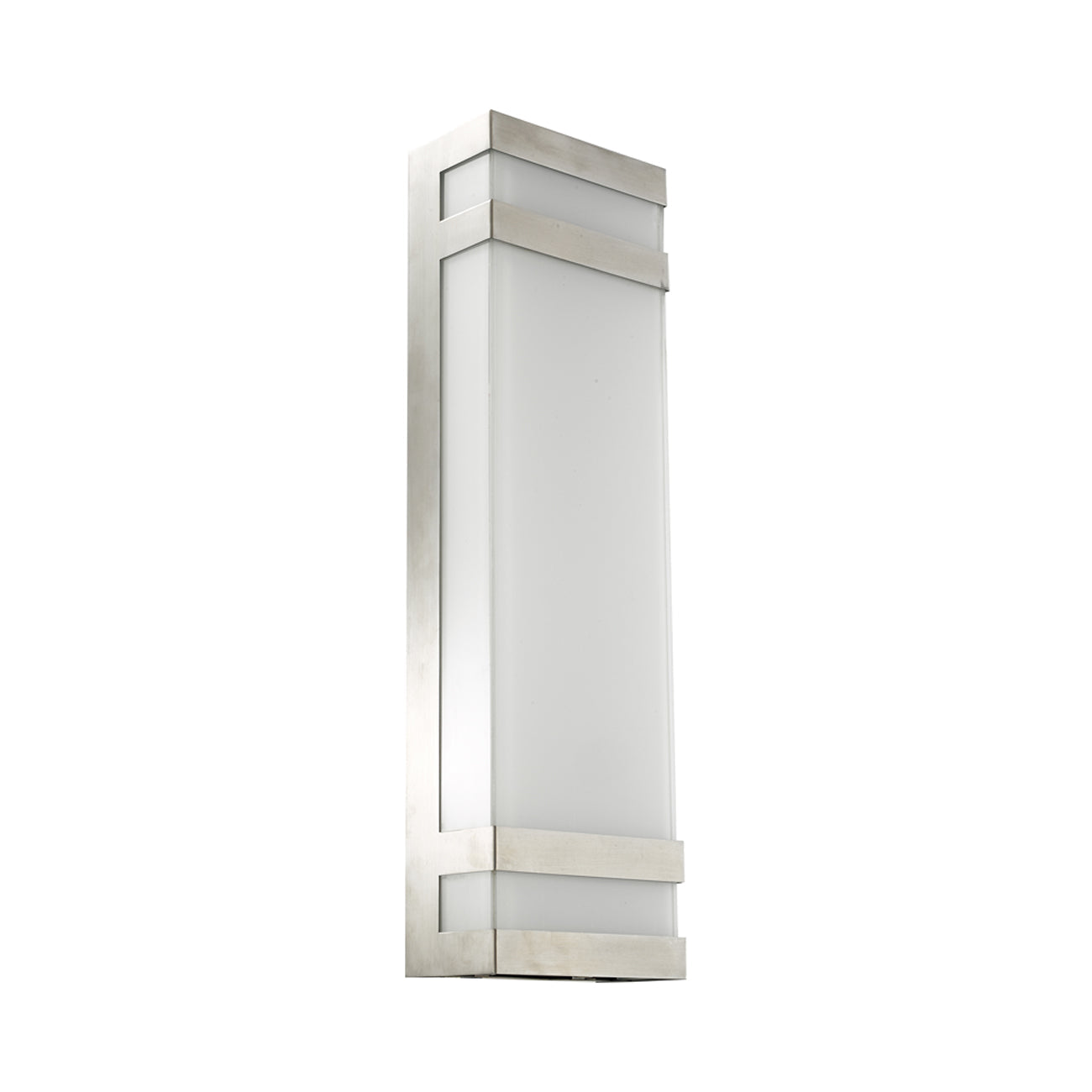 Proton Outdoor LED Wall Light in Stainless Steel (18.7-Inch).