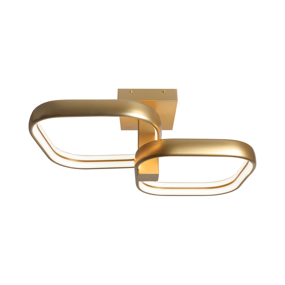 Rave Off-Set LED Semi Flush Mount Ceiling Light in Detail.