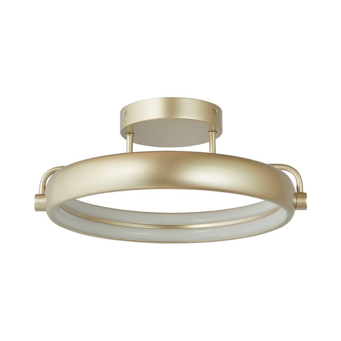 Rave Ring LED Semi Flush Mount Ceiling Light in Detail.