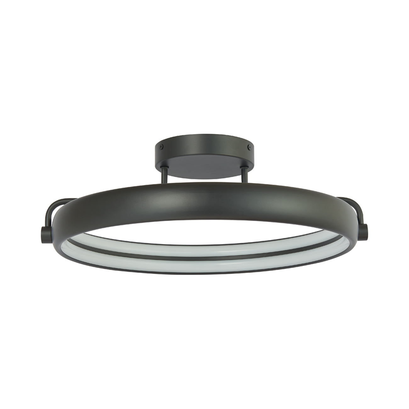 Rave Ring LED Semi Flush Mount Ceiling Light in Detail.