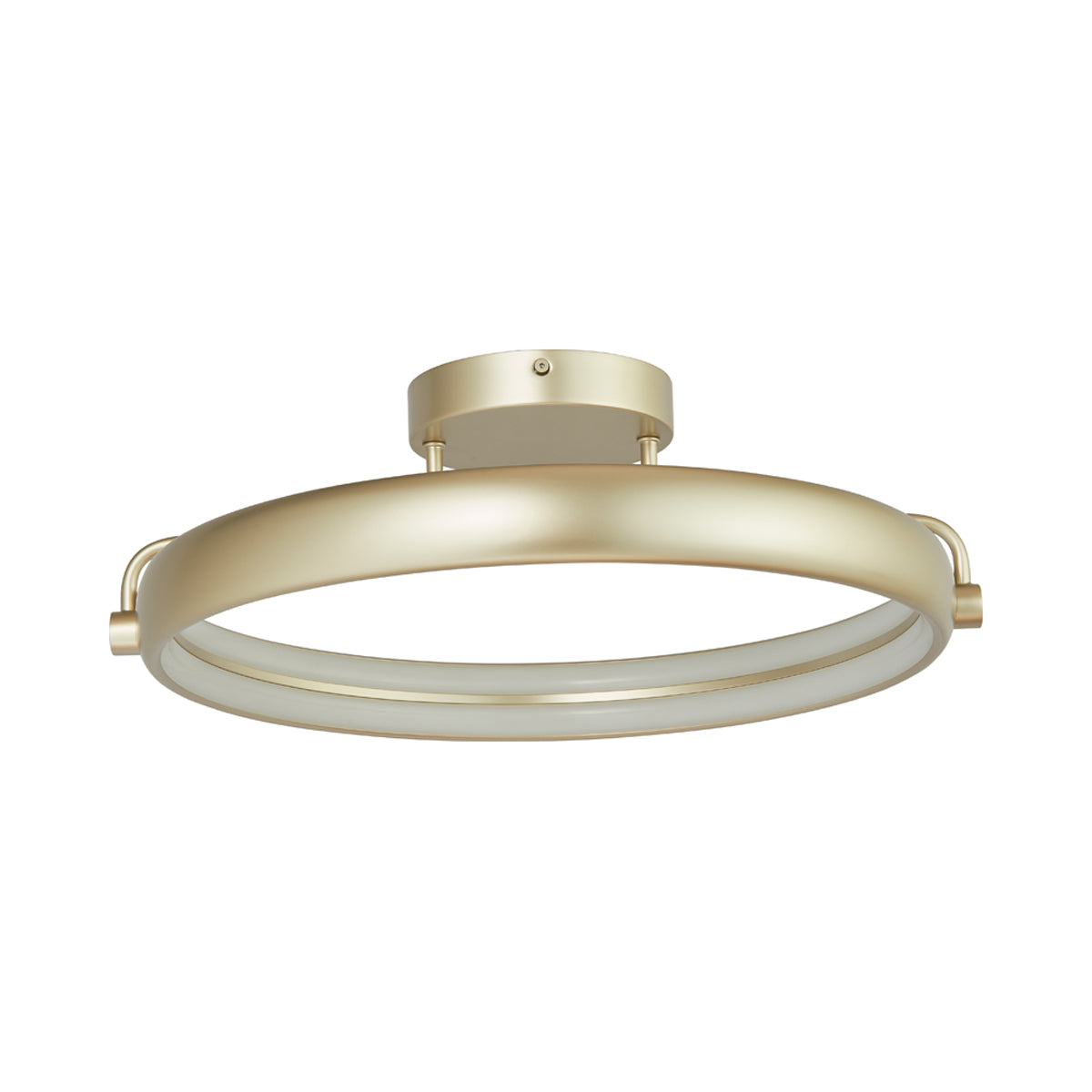 Rave Ring LED Semi Flush Mount Ceiling Light in Detail.